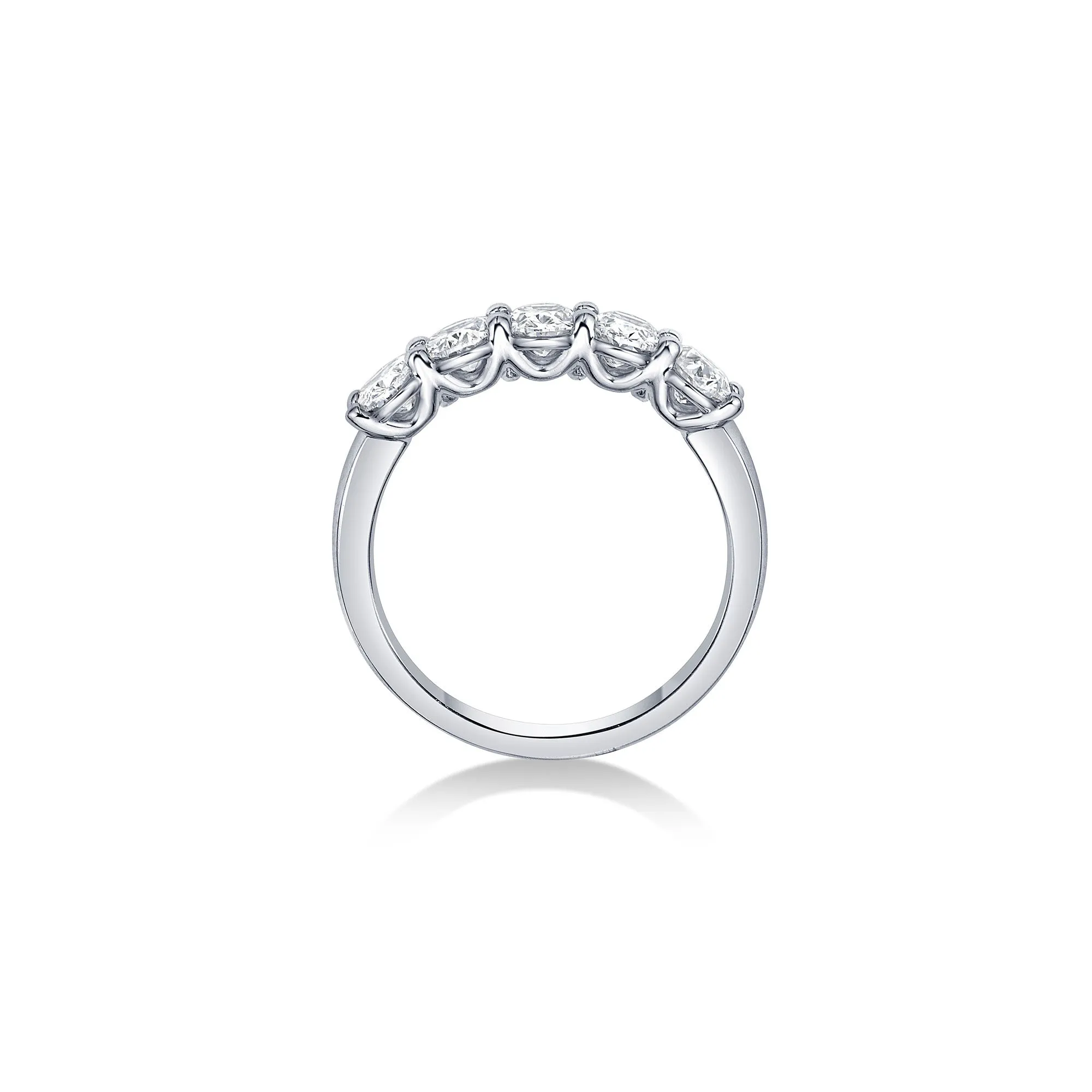 Five Stone Classic Band with Oval Cut Lab Diamonds sold by Promise By Effy product image thumbnail 3