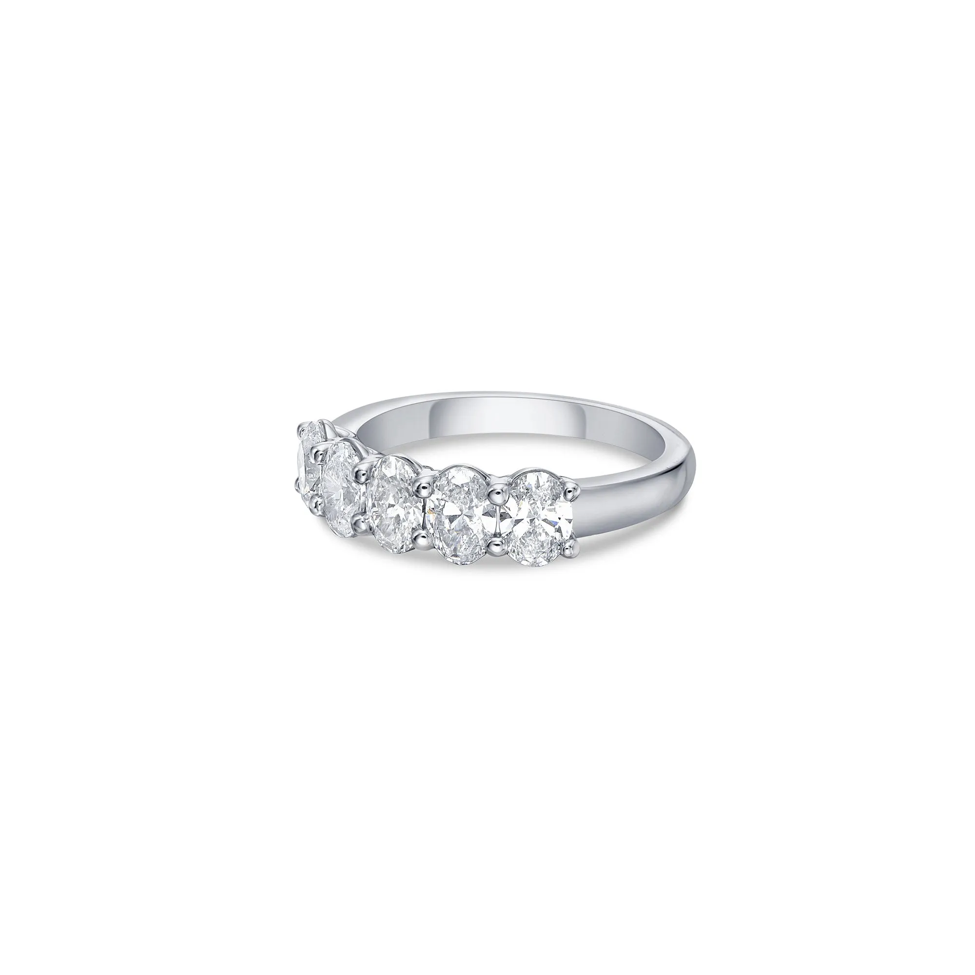 Five Stone Classic Band with Oval Cut Lab Diamonds sold by Promise By Effy product image thumbnail 2