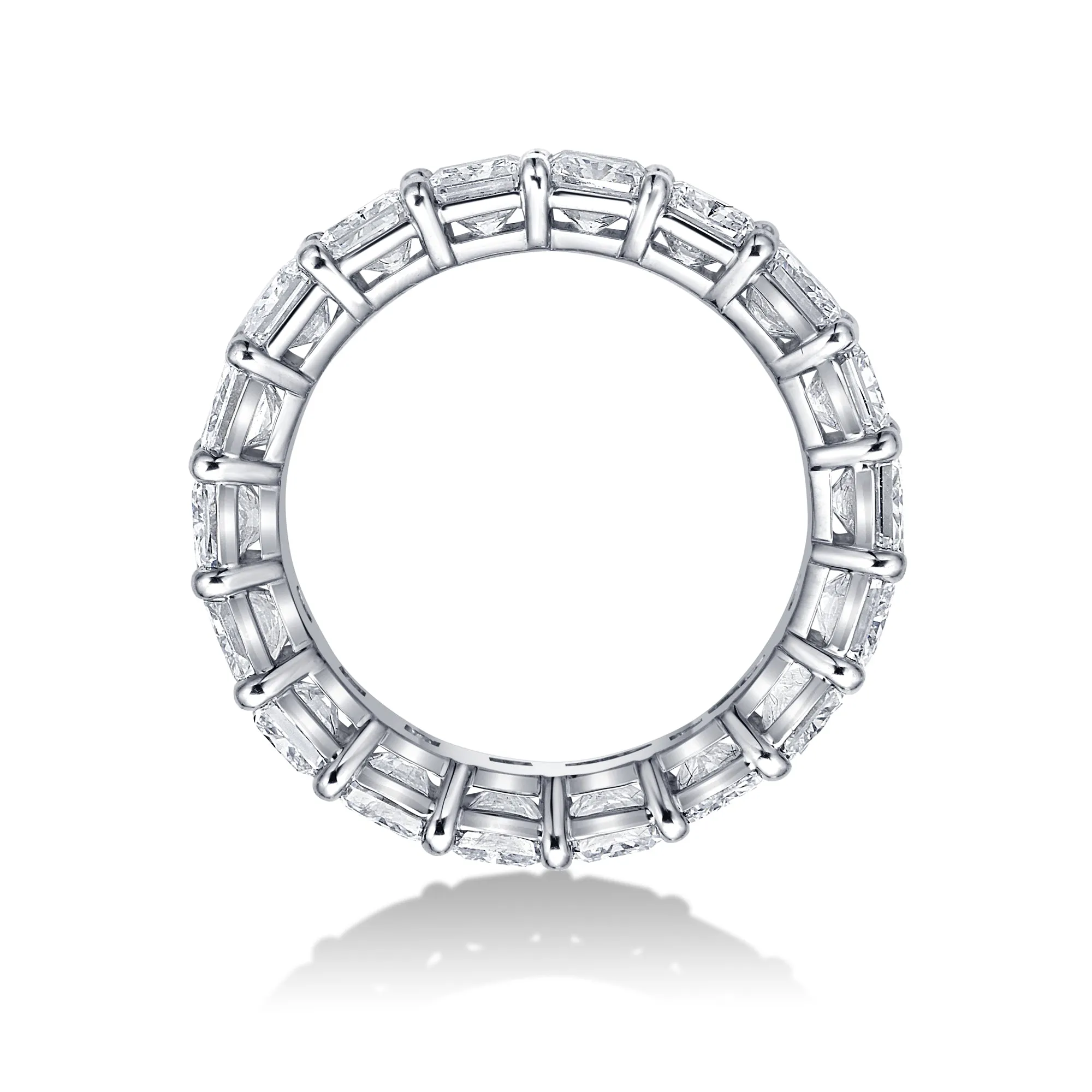 Radiant Eternity Wide Band in Gold with Lab Diamonds sold by Promise By Effy product image thumbnail 3