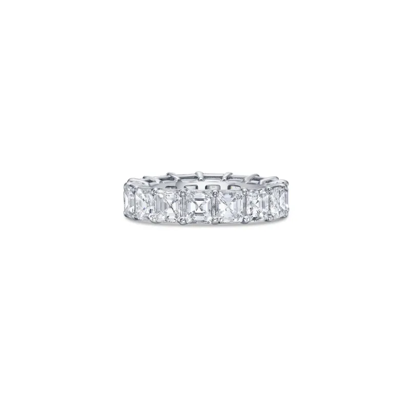 Asscher Eternity Wide Band with Lab Diamonds sold by Promise By Effy