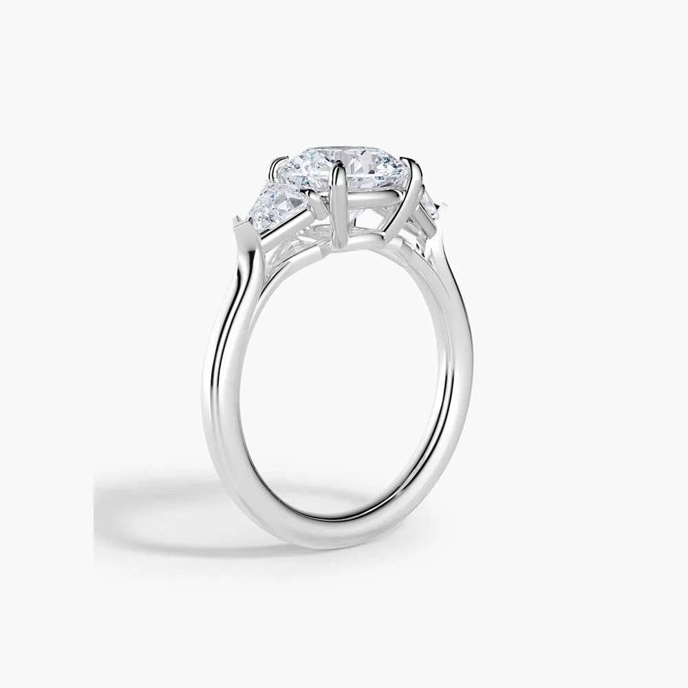 The Calf Head Three Stone Lab Diamond Engagement Ring sold by Promise By Effy product image thumbnail 2