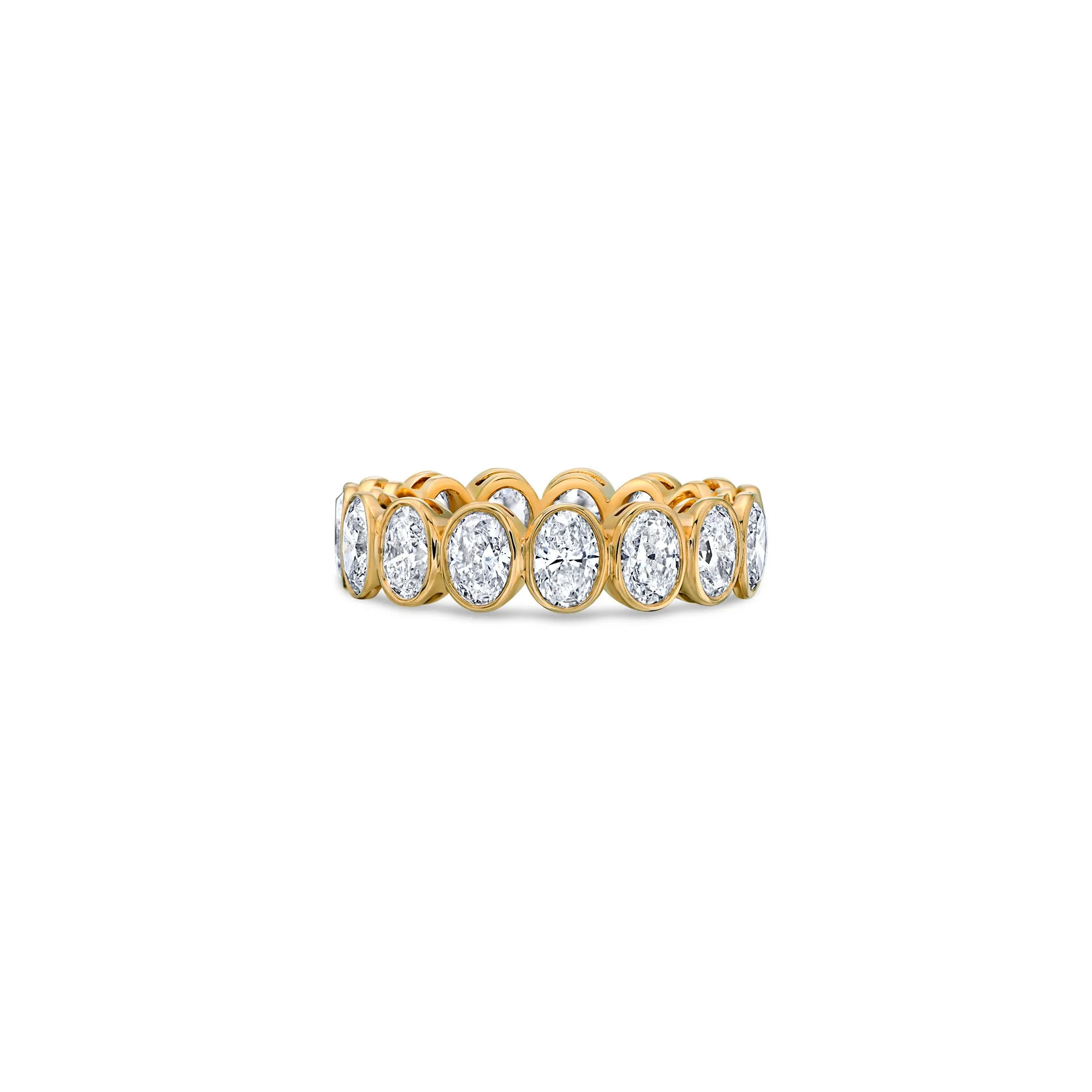 Oval Eternity Wide Band with Lab Diamonds sold by Promise By Effy