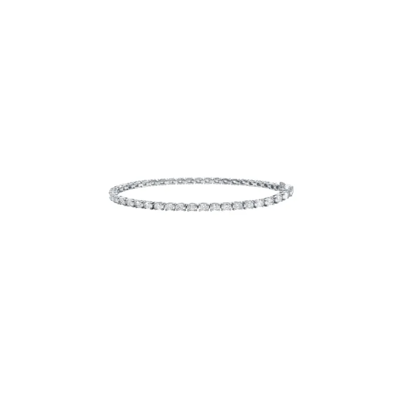 Oval Tennis Bracelet with Lab Diamonds sold by Promise By Effy