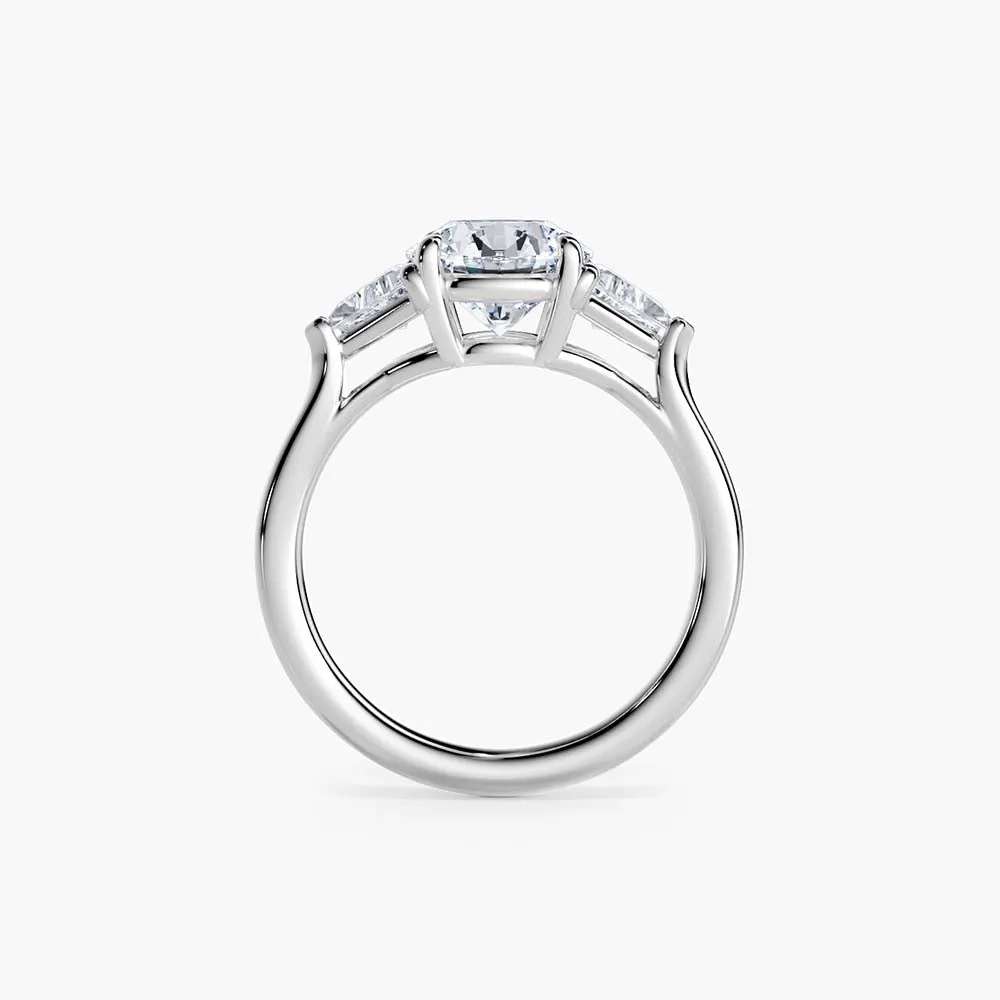 The Triangle Three Stone Lab Diamond Engagement Ring sold by Promise By Effy product image thumbnail 3