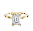 14K Yellow Gold 4 Prong Classic Flat 1.5mm Engagement Ring sold by Promise By Effy