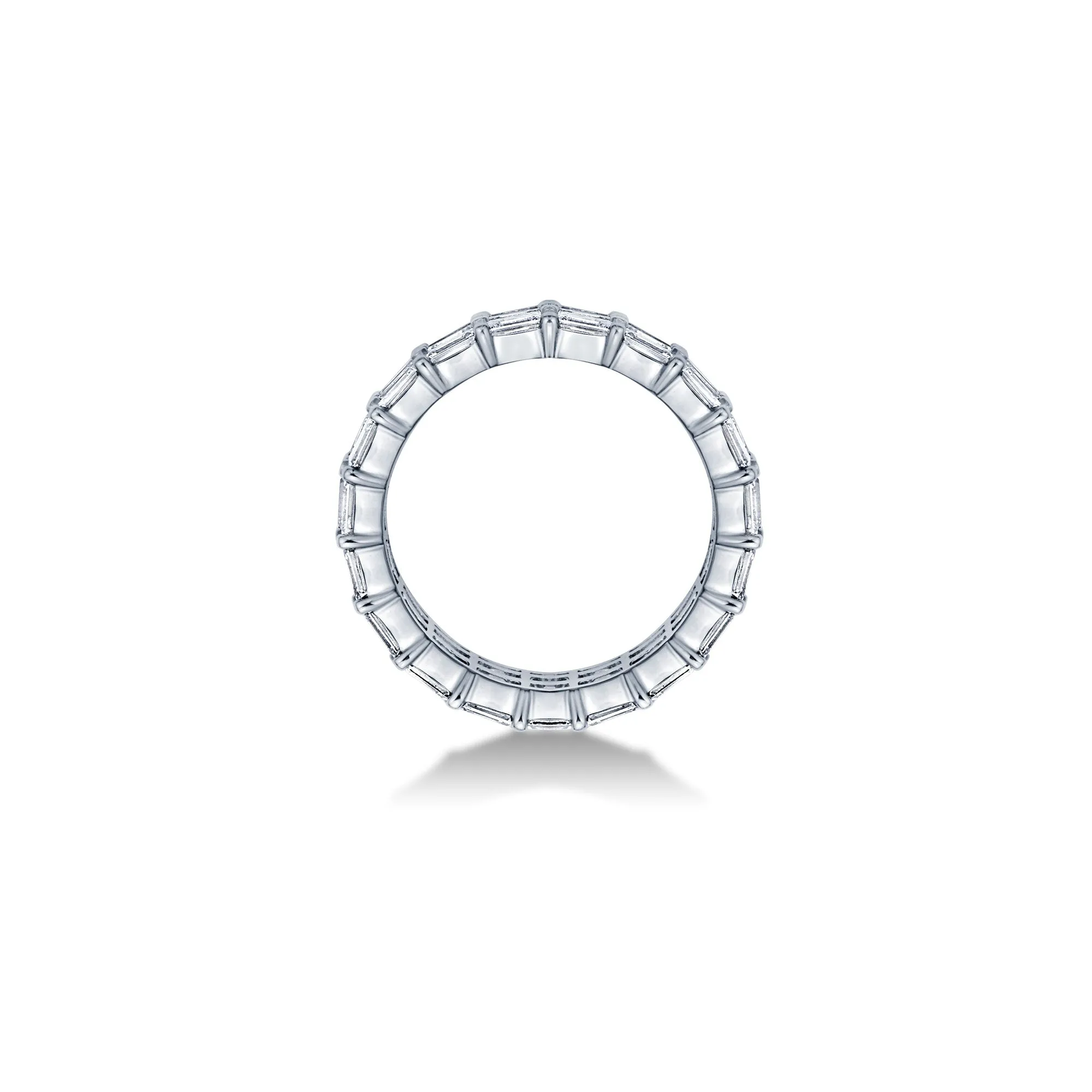 Three Row Eternity Band with Emerald Cut Lab Diamonds sold by Promise By Effy product image thumbnail 3