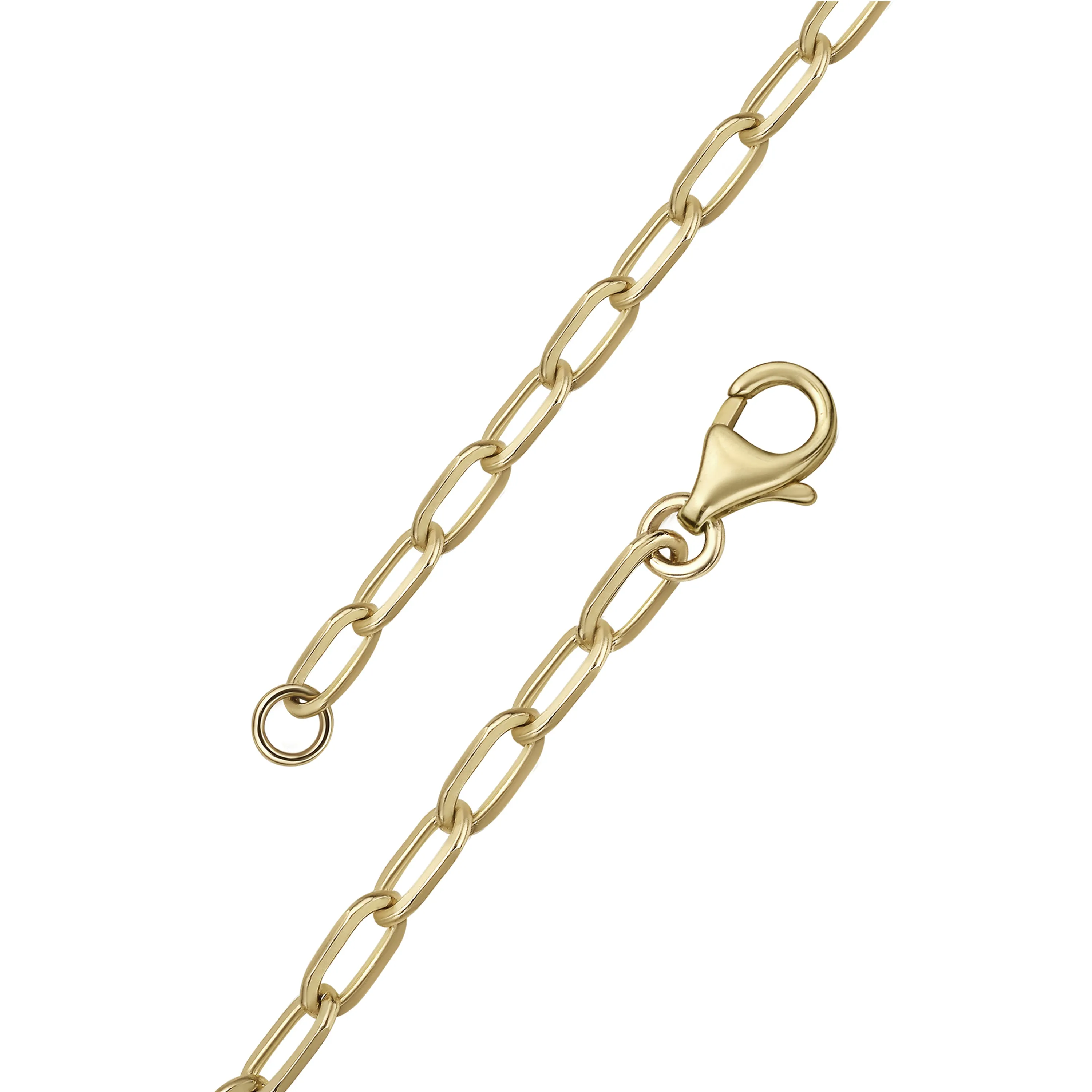 Paperclip Bracelet in Yellow Gold with Diamonds and Enamel sold by Promise By Effy product image thumbnail 3