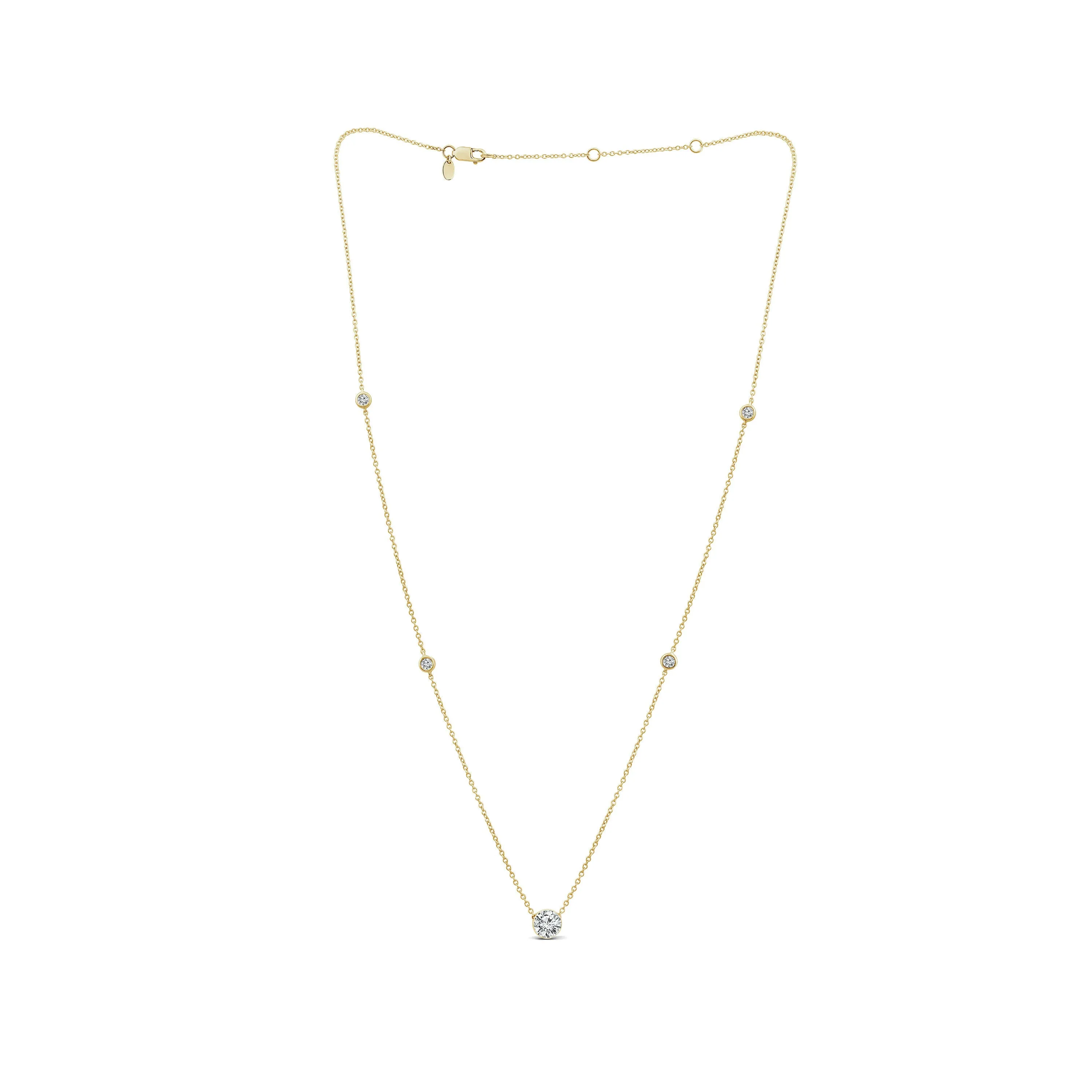 Star Classic Station Necklace sold by Promise By Effy