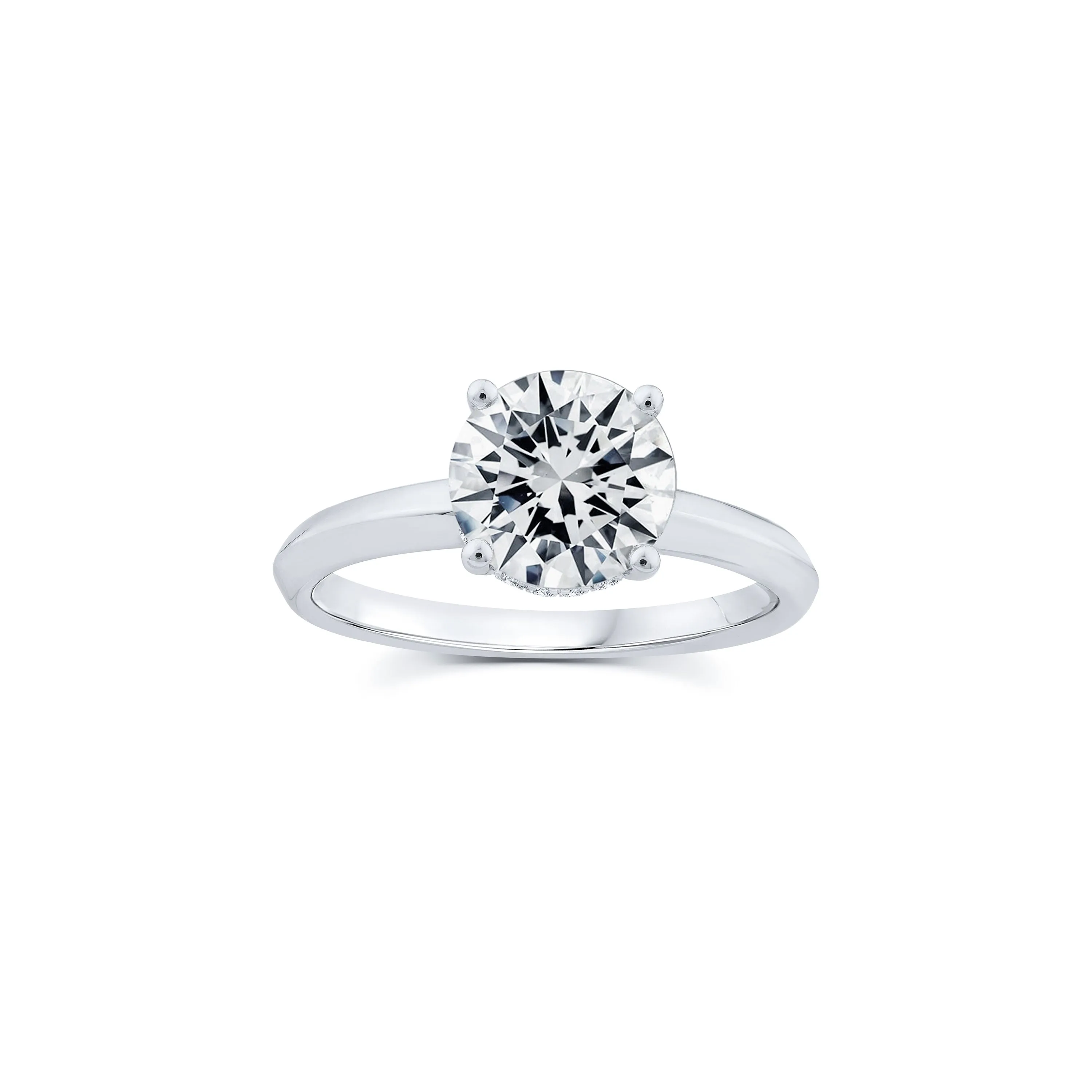 Star Knife-Edge Engagement Ring sold by Promise By Effy product image thumbnail 4