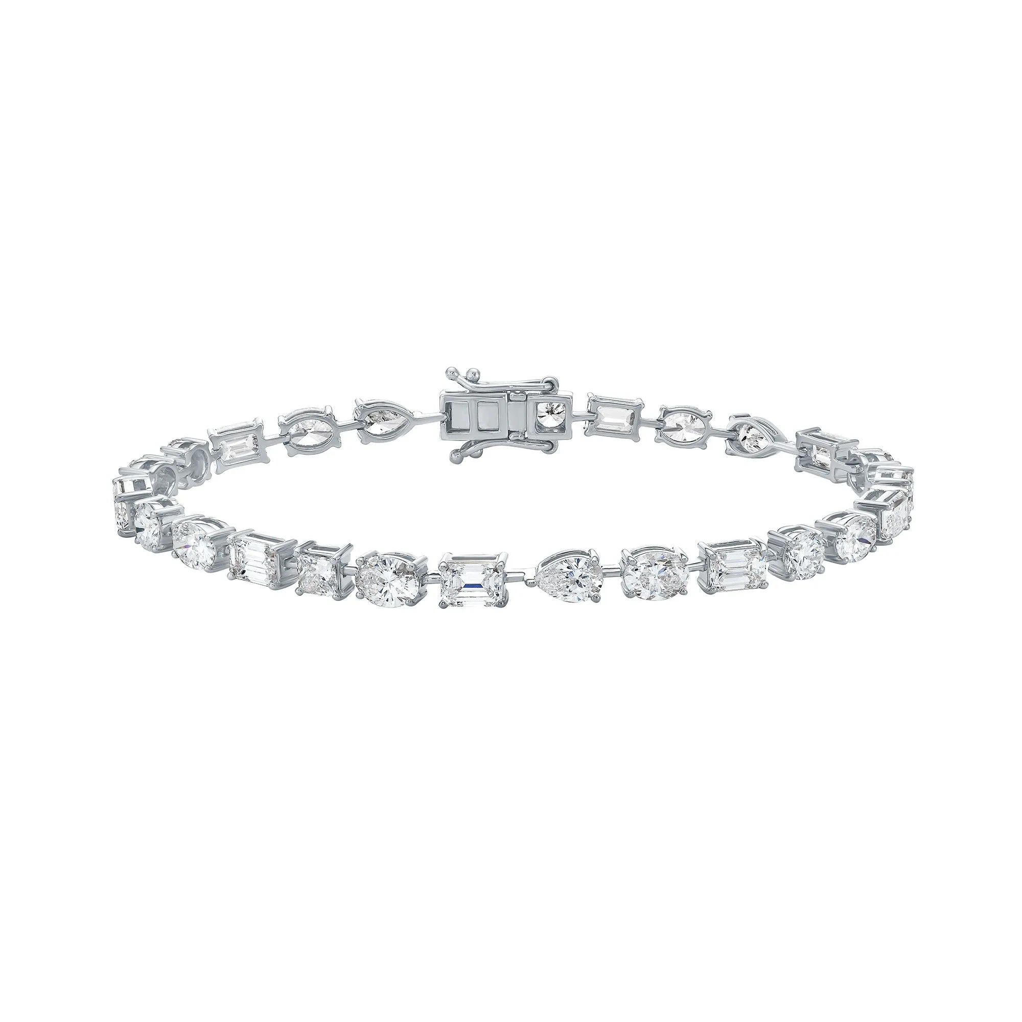 Ensemble Two Bracelet with Mixed Shape Lab Diamonds sold by Promise By Effy