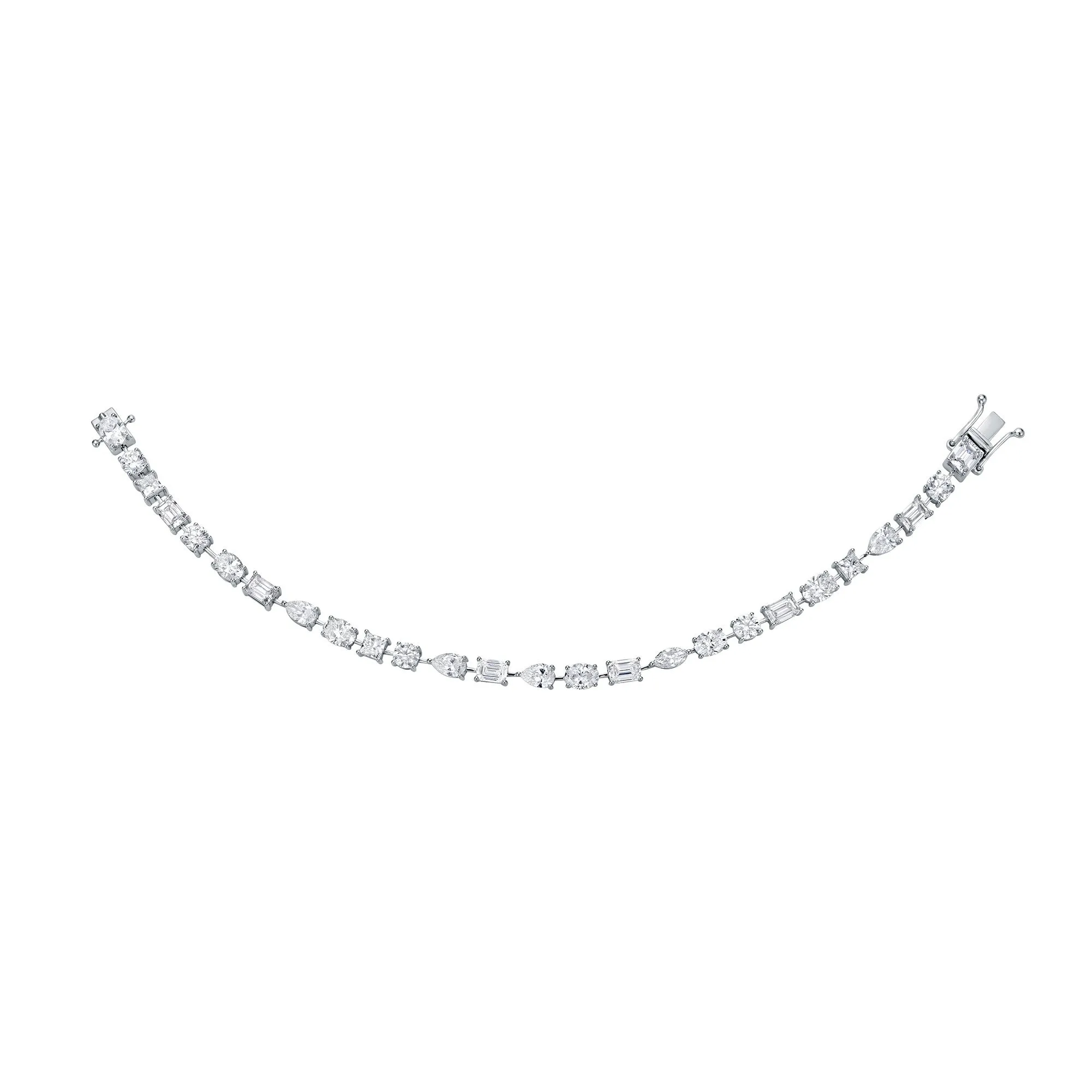 Ensemble Four Tennis Bracelet with Mixed Shape Lab Diamonds sold by Promise By Effy product image thumbnail 3