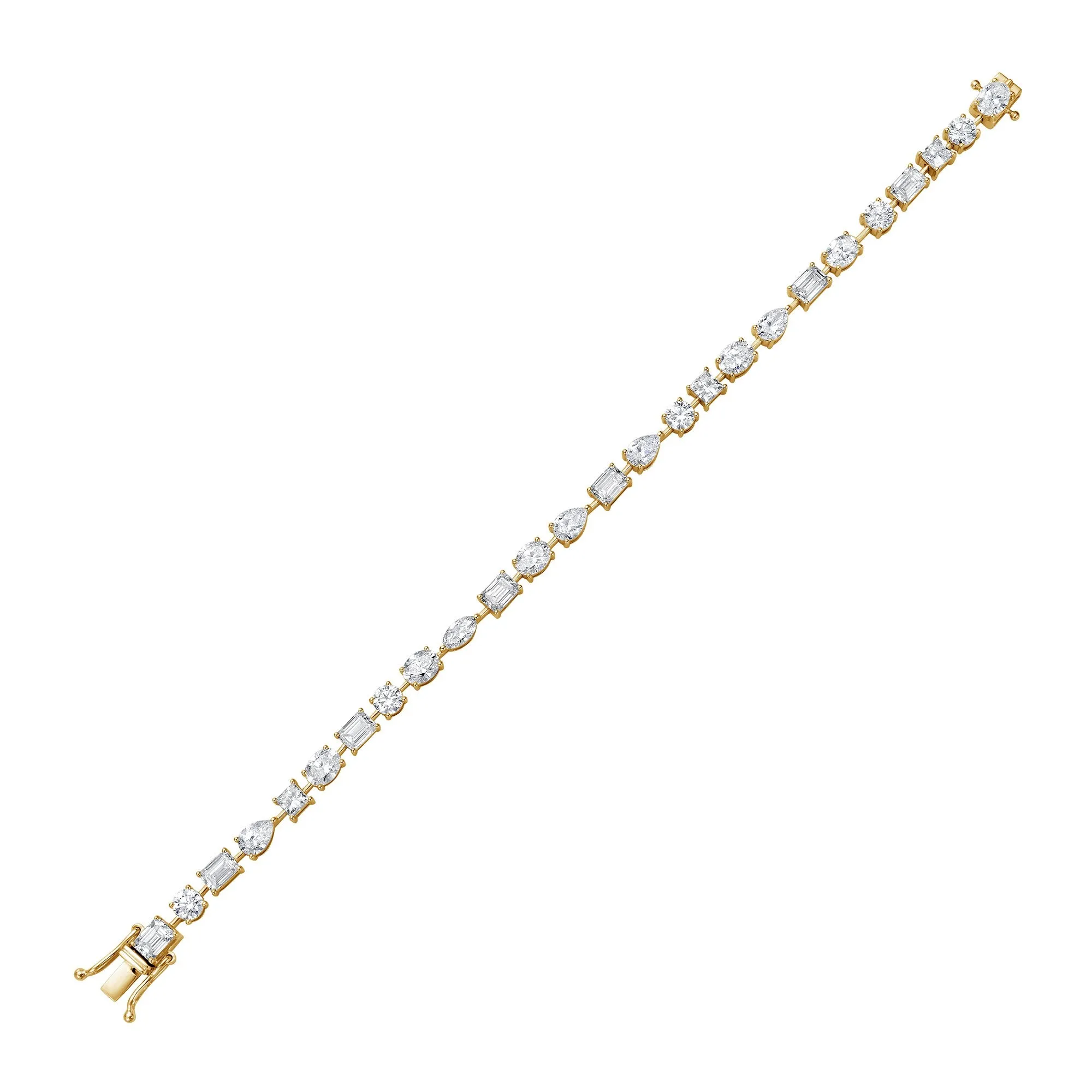 Ensemble Four Tennis Bracelet with Mixed Shape Lab Diamonds sold by Promise By Effy product image thumbnail 5