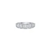 Square Bezel Ring in White Gold with Diamonds sold by Promise By Effy