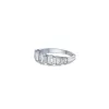 Square Bezel Ring in White Gold with Diamonds sold by Promise By Effy