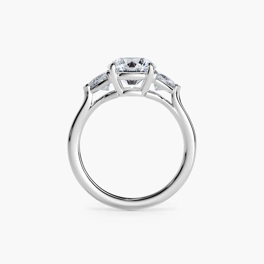 The Trillion Three Stone Lab Diamond Engagement Ring sold by Promise By Effy product image thumbnail 3