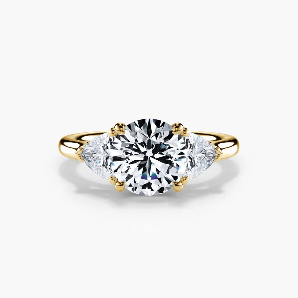 The Trillion Three Stone Lab Diamond Engagement Ring sold by Promise By Effy product image thumbnail 4