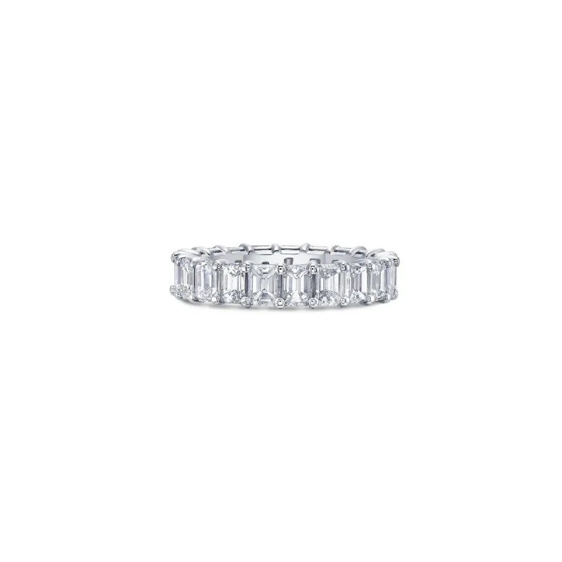 Emerald Cut Eternity Classic Band with Lab Diamonds sold by Promise By Effy
