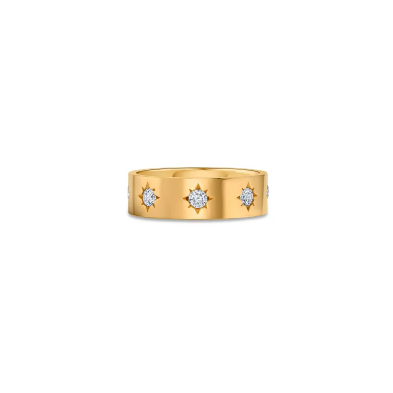 Constellation Band Ring with Round Lab Diamonds sold by Promise By Effy