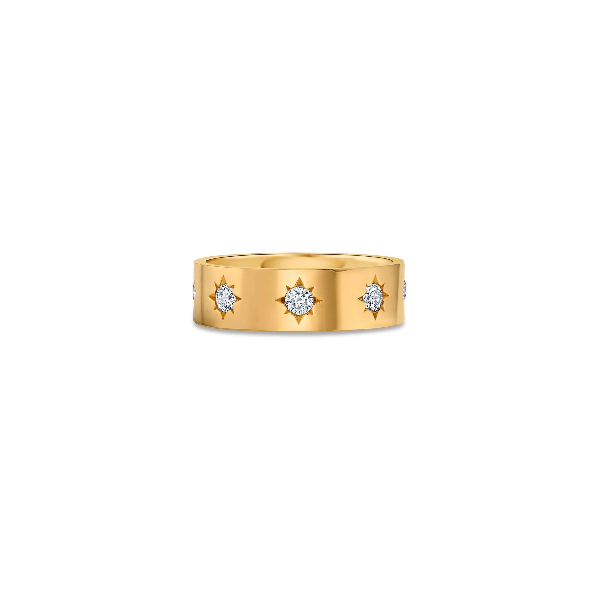 Constellation Band Ring with Round Lab Diamonds sold by Promise By Effy