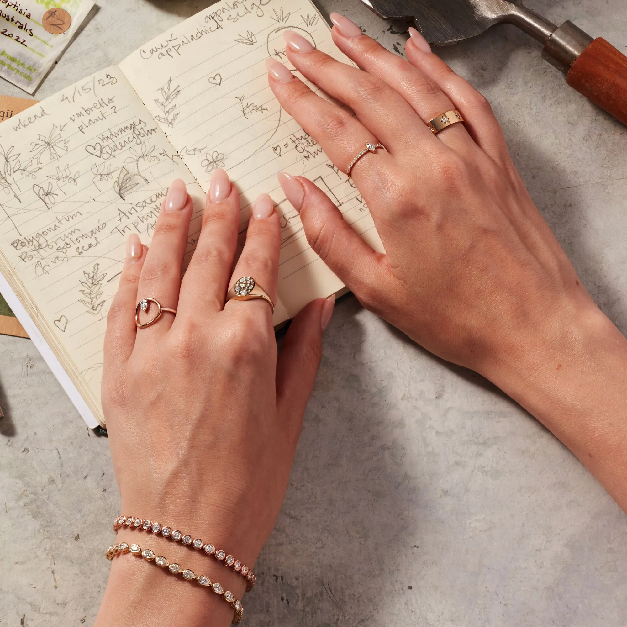 Constellation Band Ring with Round Lab Diamonds sold by Promise By Effy product image thumbnail 2