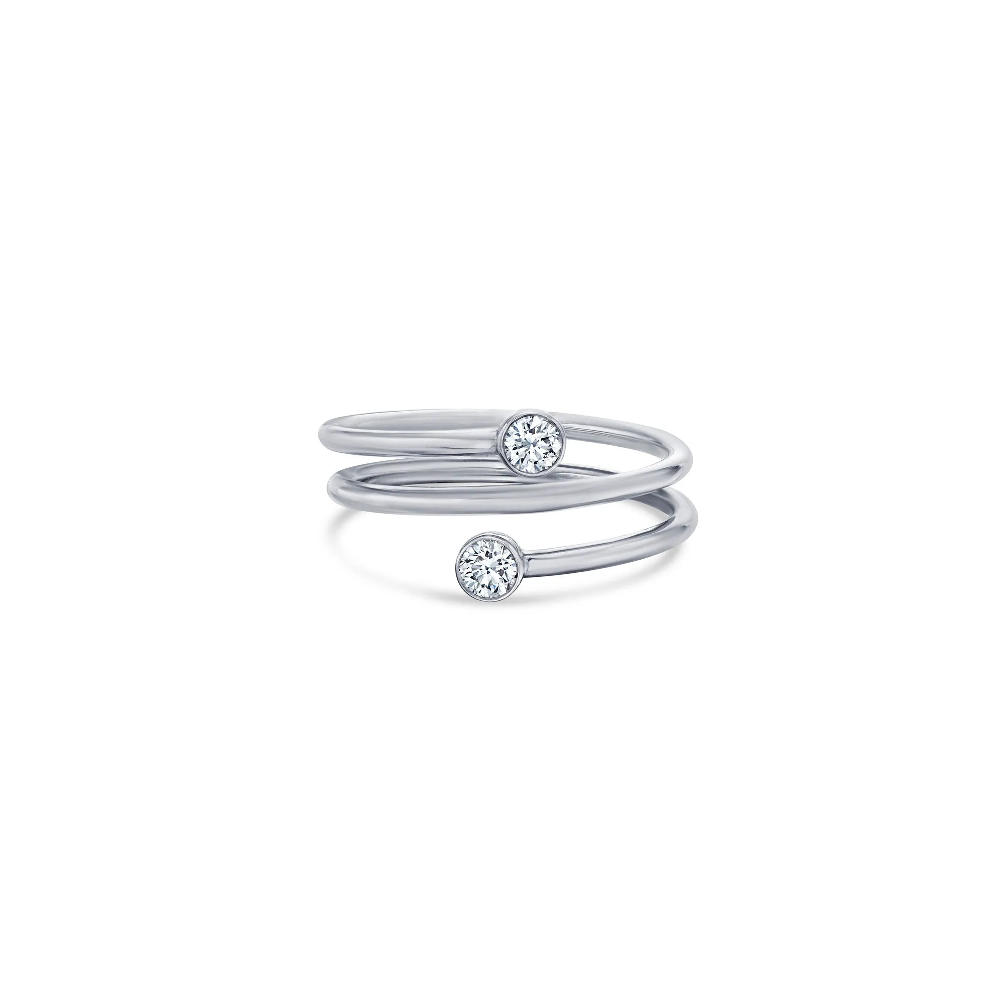 Duo Spiral Ring with Round Lab Diamonds sold by Promise By Effy product image thumbnail 5