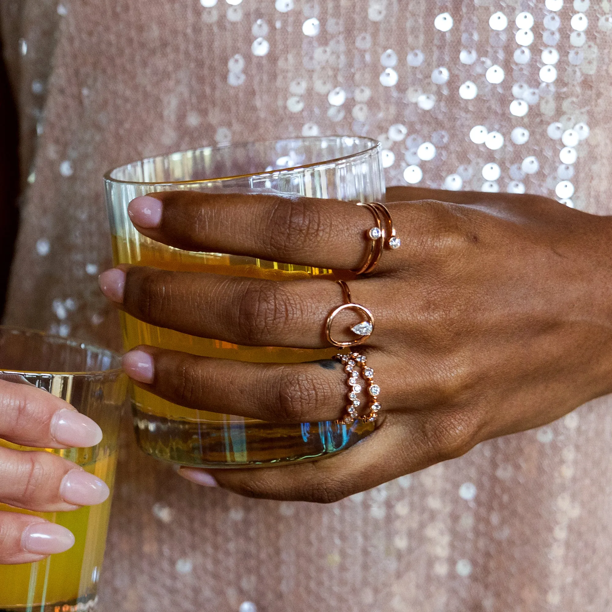 Duo Spiral Ring with Round Lab Diamonds sold by Promise By Effy product image thumbnail 2