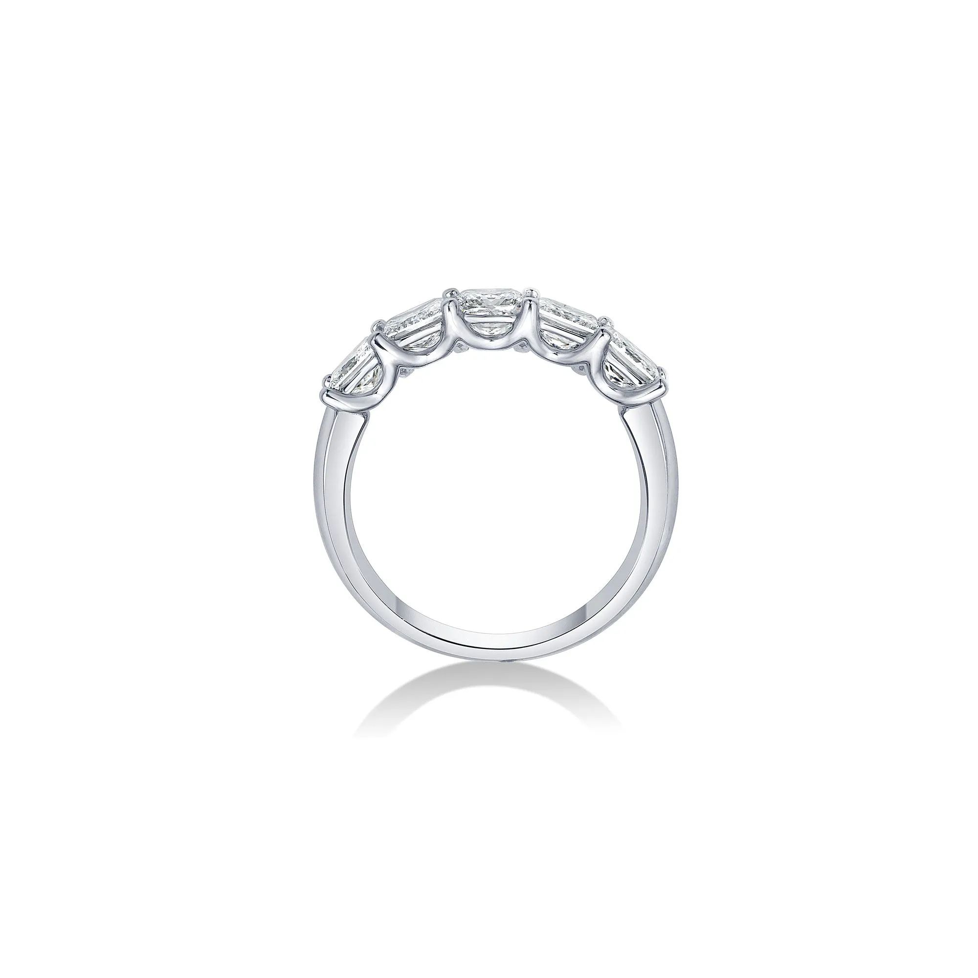 Five Stone Wide Band with Princess Cut Lab Diamonds sold by Promise By Effy product image thumbnail 3