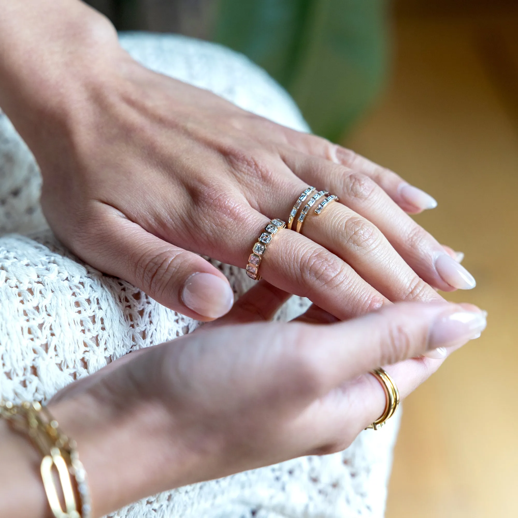 Asscher Bezel Eternity Band with Lab Diamonds sold by Promise By Effy product image thumbnail 2