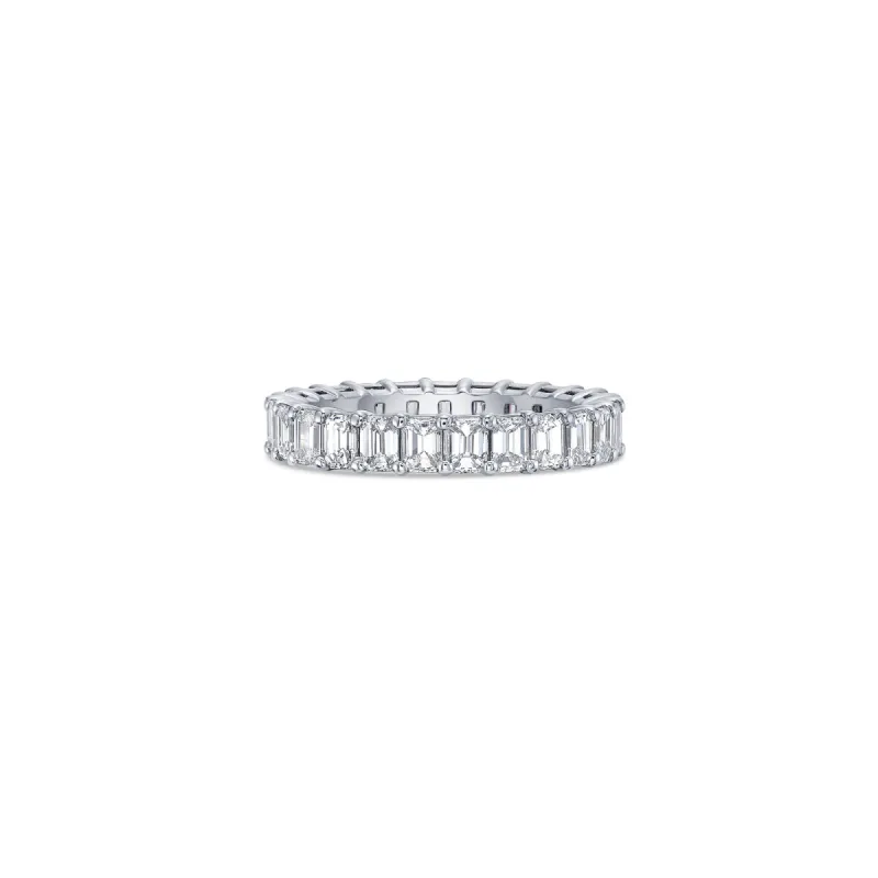 Emerald Cut Eternity Slim Band with Lab Diamonds sold by Promise By Effy