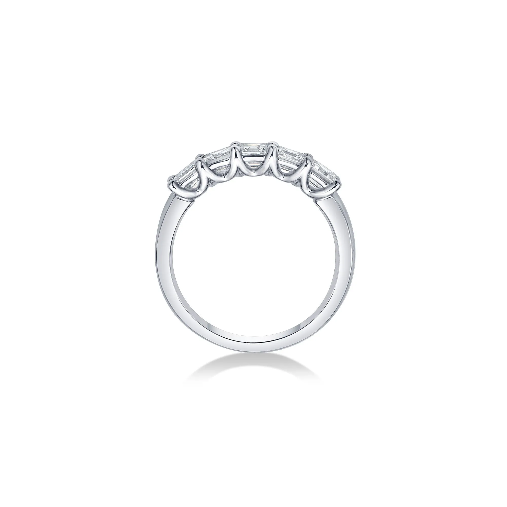 Five Stone Slim Band with Asscher Cut Lab Diamonds sold by Promise By Effy product image thumbnail 3