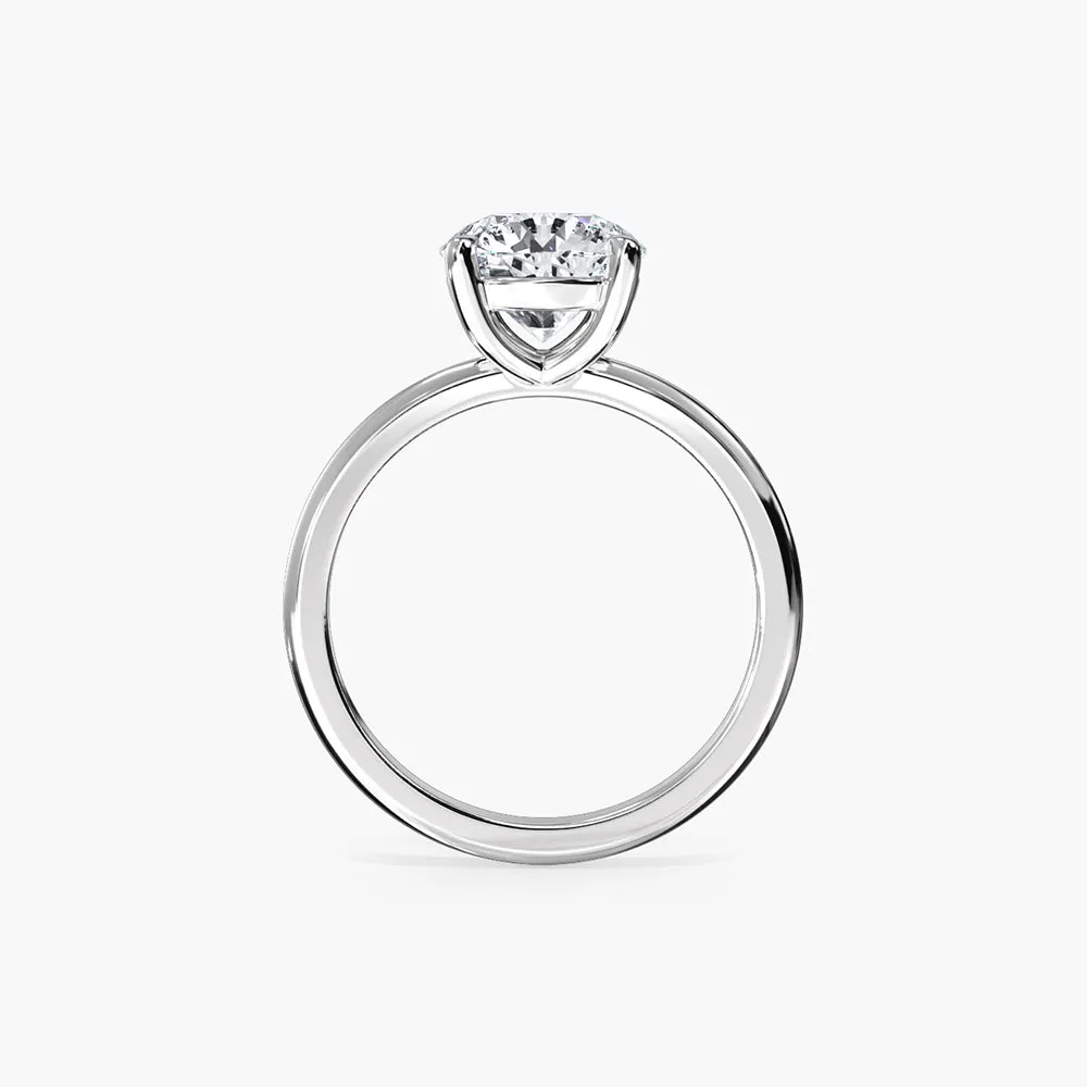 The Classic Solitaire 4-Prong Basket Setting Lab Diamond Engagement Ring sold by Promise By Effy product image thumbnail 3