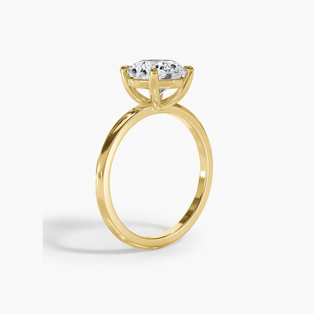 The Classic Solitaire 4-Prong Basket Setting Lab Diamond Engagement Ring sold by Promise By Effy product image thumbnail 5