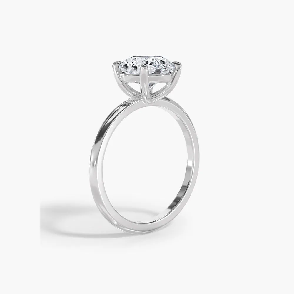 The Classic Solitaire 4-Prong Basket Setting Lab Diamond Engagement Ring sold by Promise By Effy product image thumbnail 2