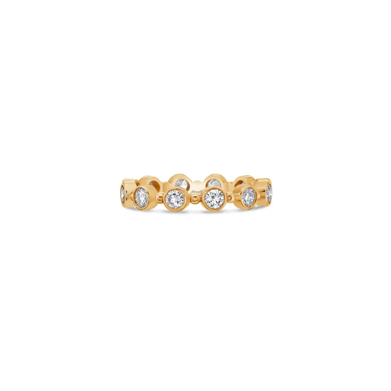Round Bezel Ring with Lab Diamonds sold by Promise By Effy