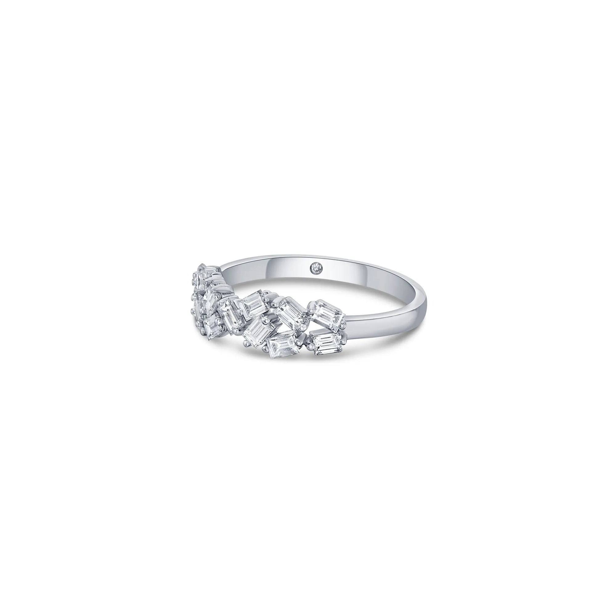 Cracked Ice Ring with Baguette Lab Diamonds sold by Promise By Effy product image thumbnail 3