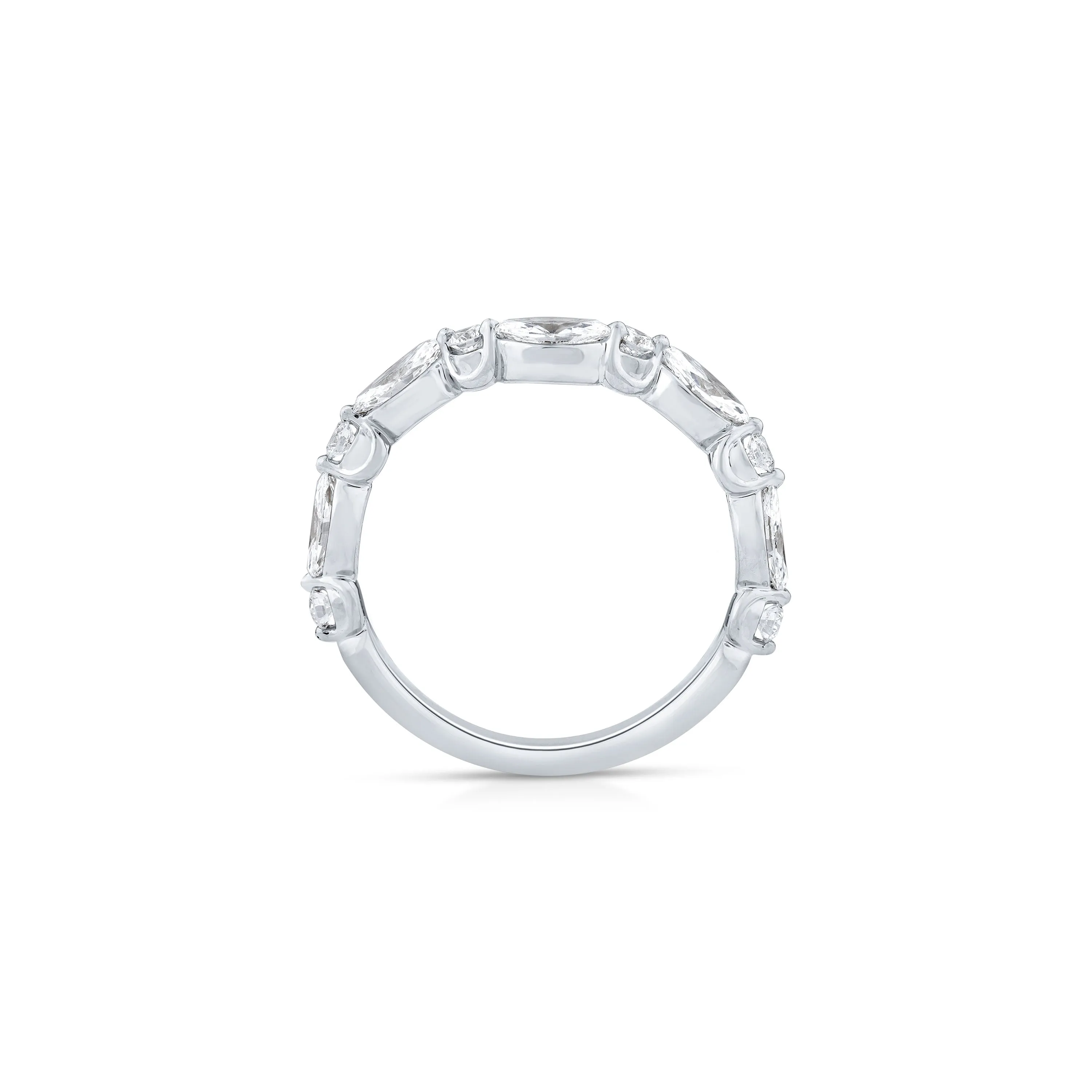 Star Marquise Wedding Band sold by Promise By Effy product image thumbnail 2
