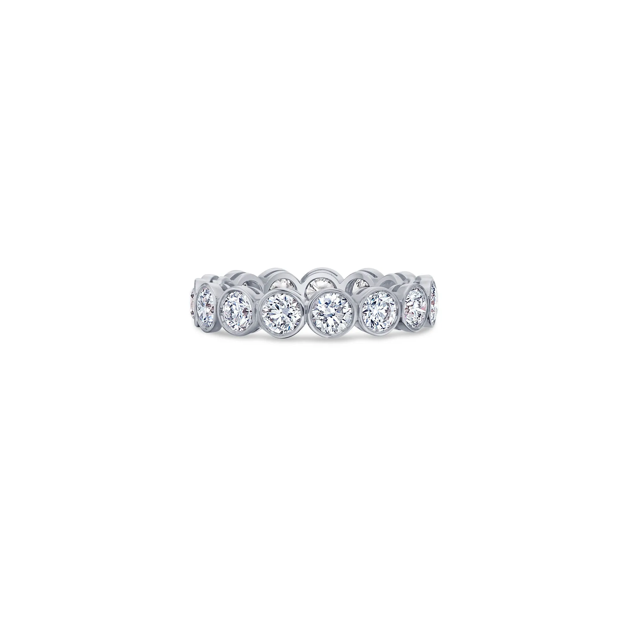 Round Bezel Eternity Classic Band with Lab Diamonds sold by Promise By Effy product image thumbnail 4