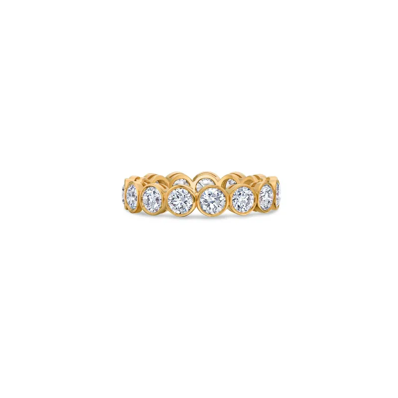 Round Bezel Eternity Classic Band with Lab Diamonds sold by Promise By Effy
