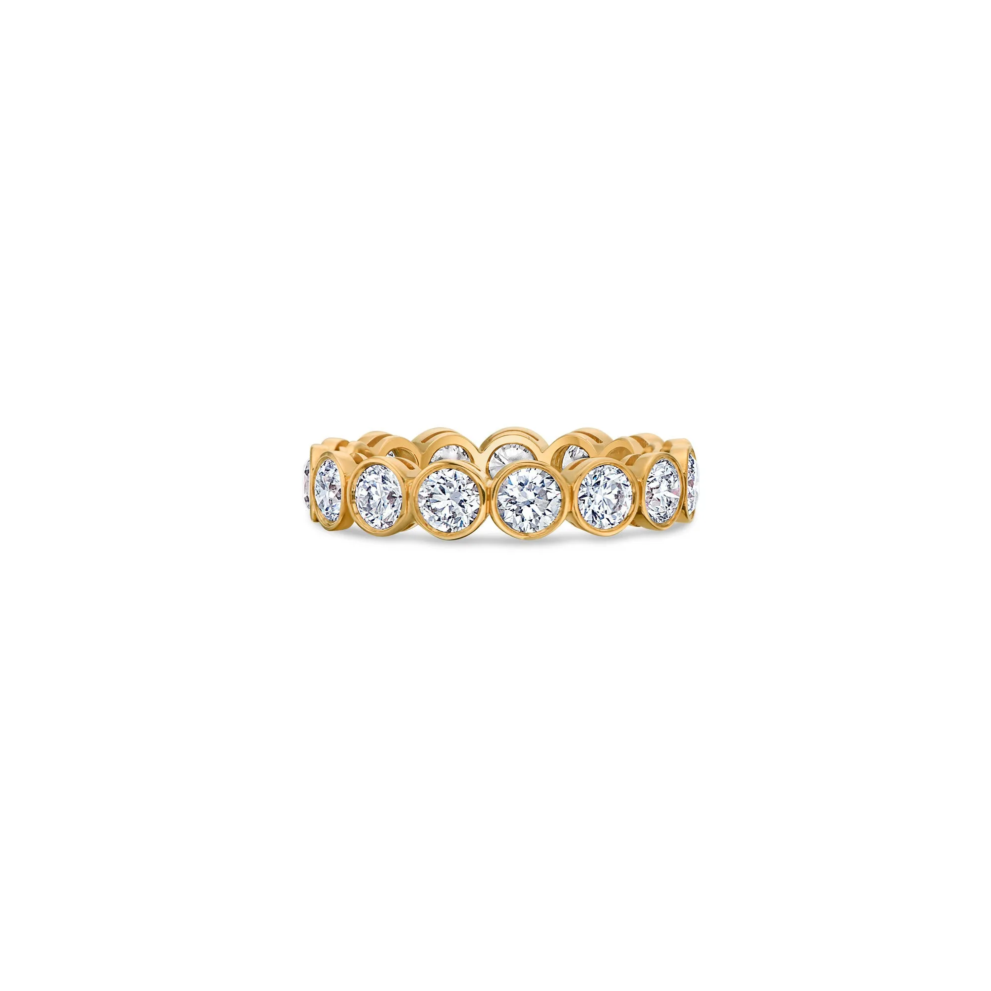 Round Bezel Eternity Classic Band with Lab Diamonds sold by Promise By Effy