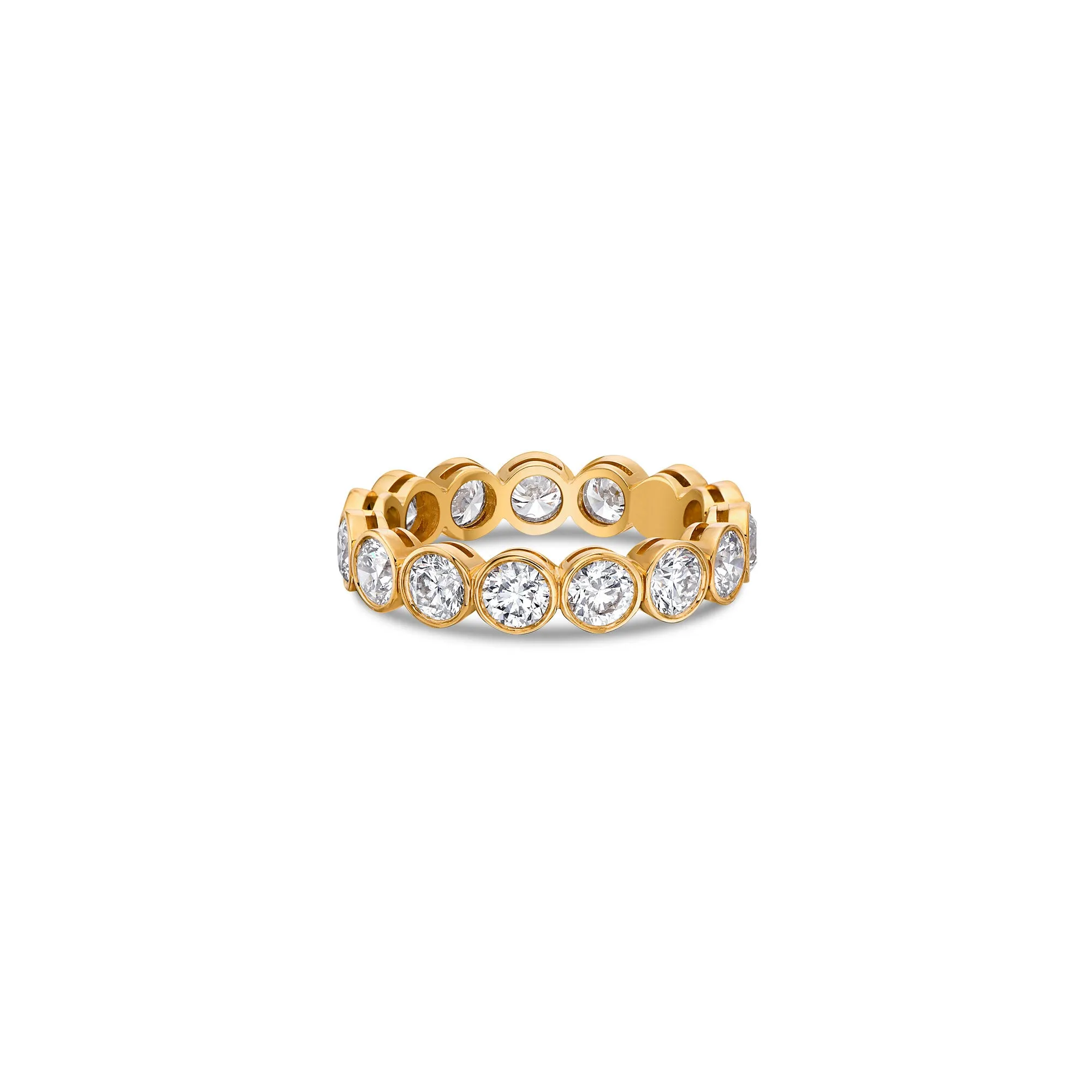 Round Bezel Eternity Classic Band with Lab Diamonds sold by Promise By Effy product image thumbnail 2