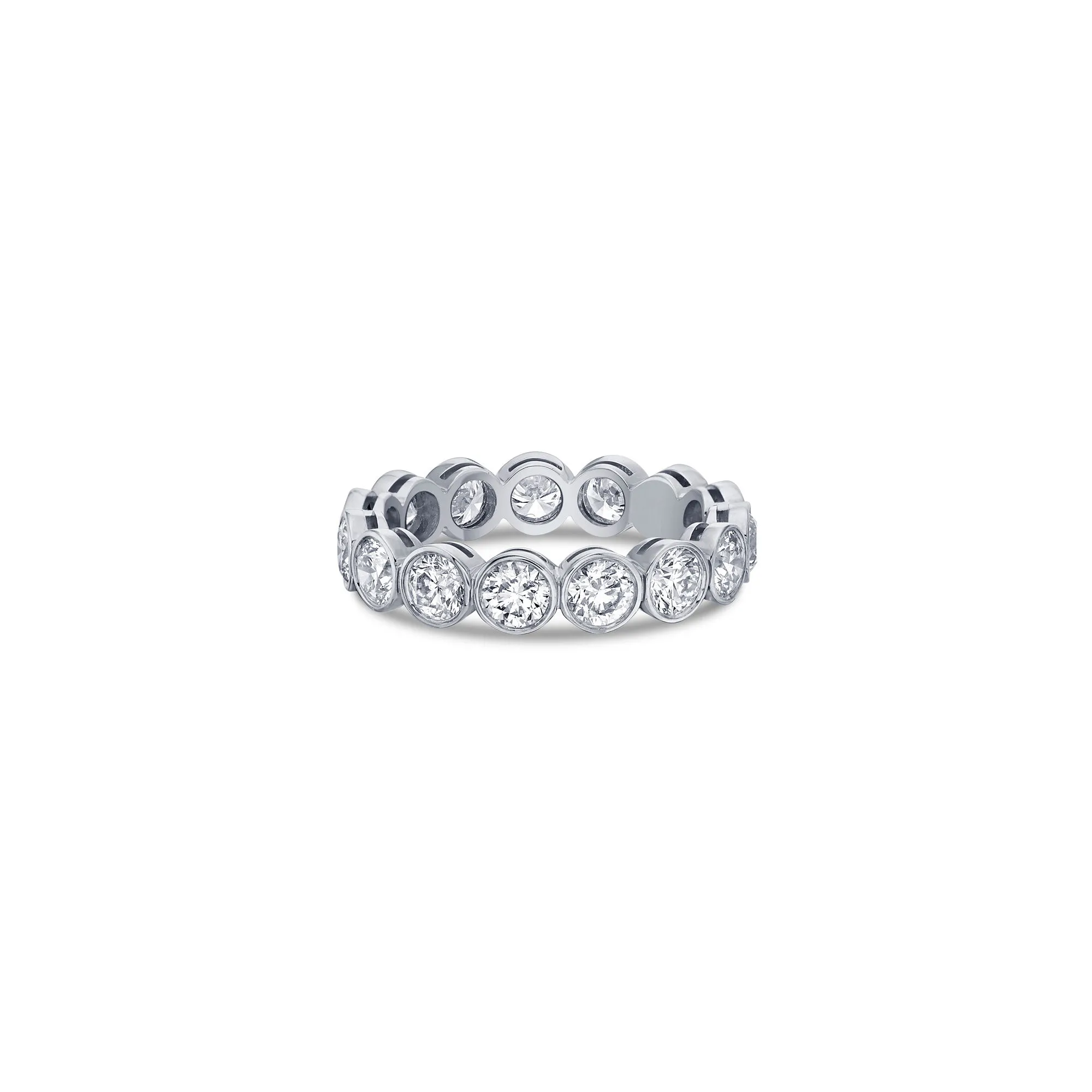 Round Bezel Eternity Classic Band with Lab Diamonds sold by Promise By Effy product image thumbnail 5
