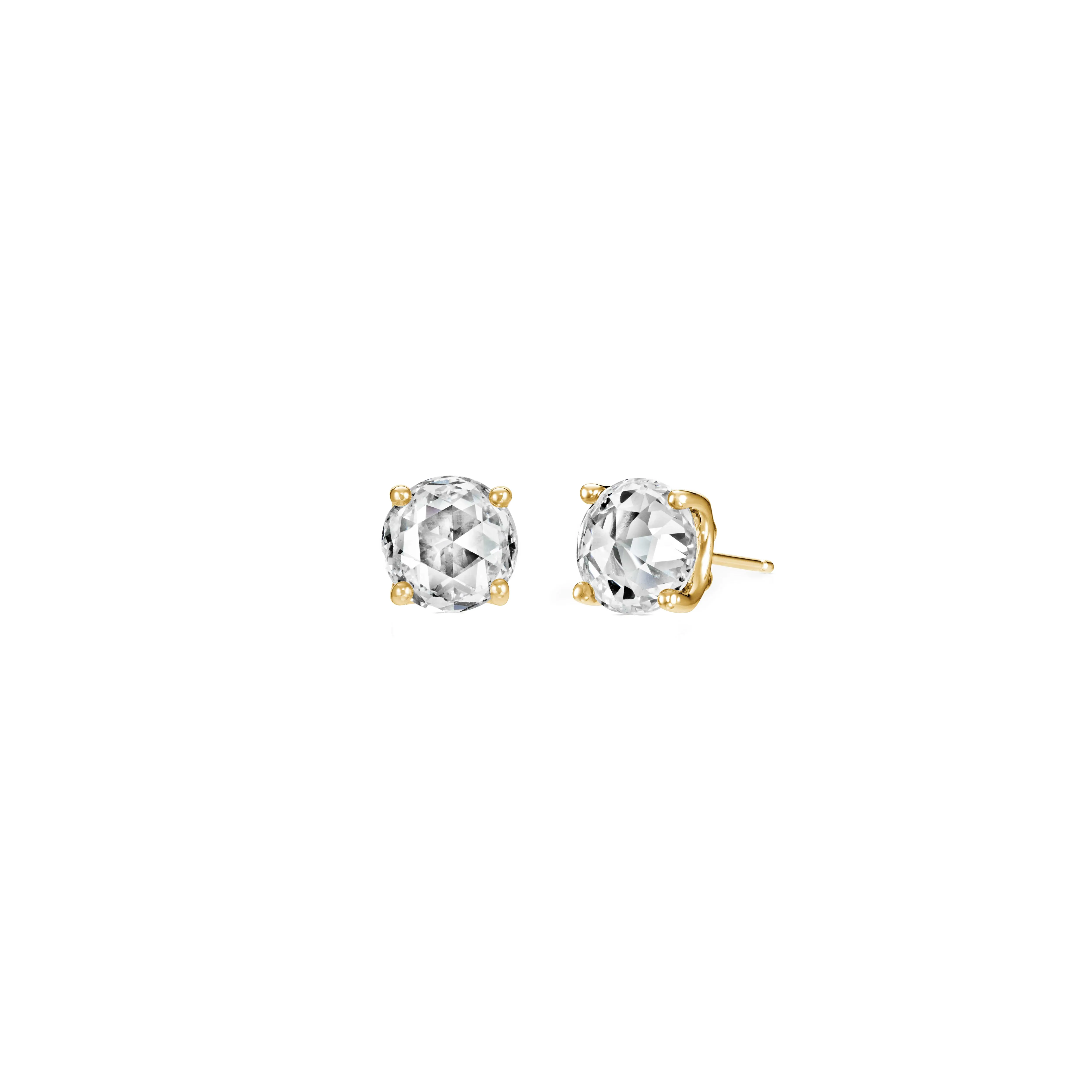 Stud Earring with Rose Cut Lab Diamonds sold by Promise By Effy product image thumbnail 4