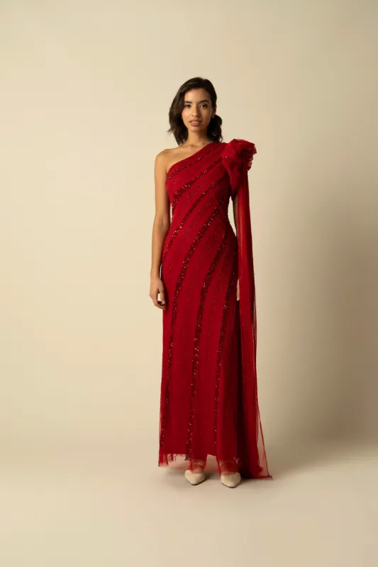 Red Blossom Gown sold by Raishma