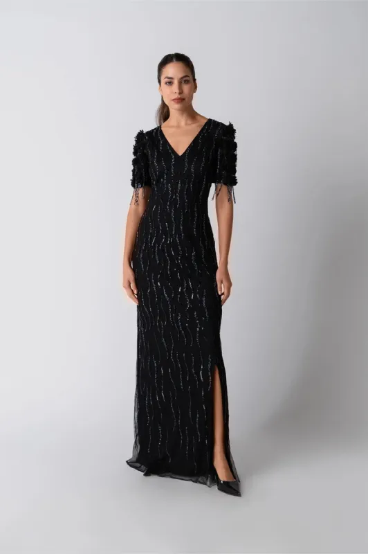 Francesca Black Gown sold by Raishma