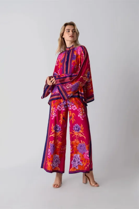 Alina Pink Trousers sold by Raishma