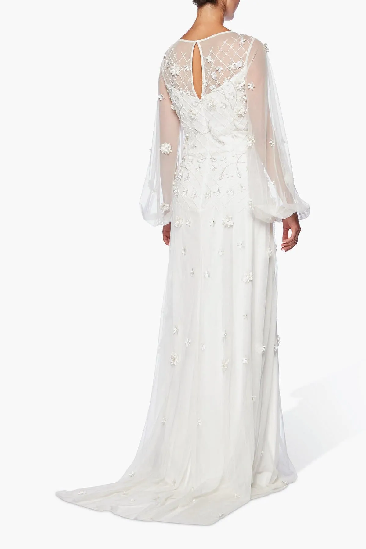 3D Floral Bridal Gown sold by Raishma product image thumbnail 2