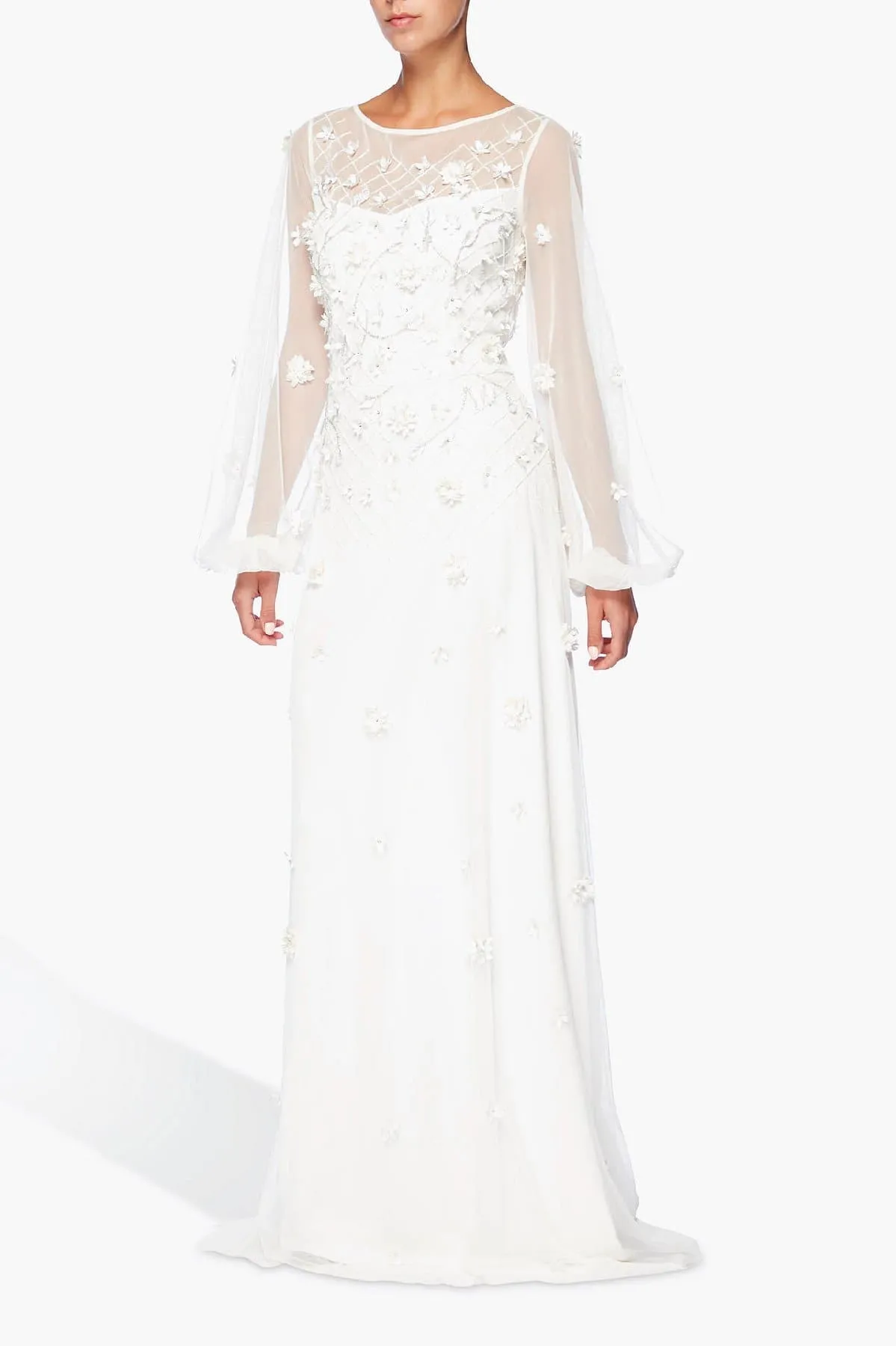 3D Floral Bridal Gown sold by Raishma