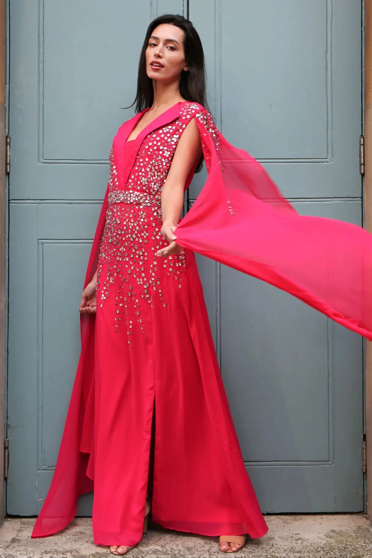 Gabrielle Pink Gown sold by Raishma