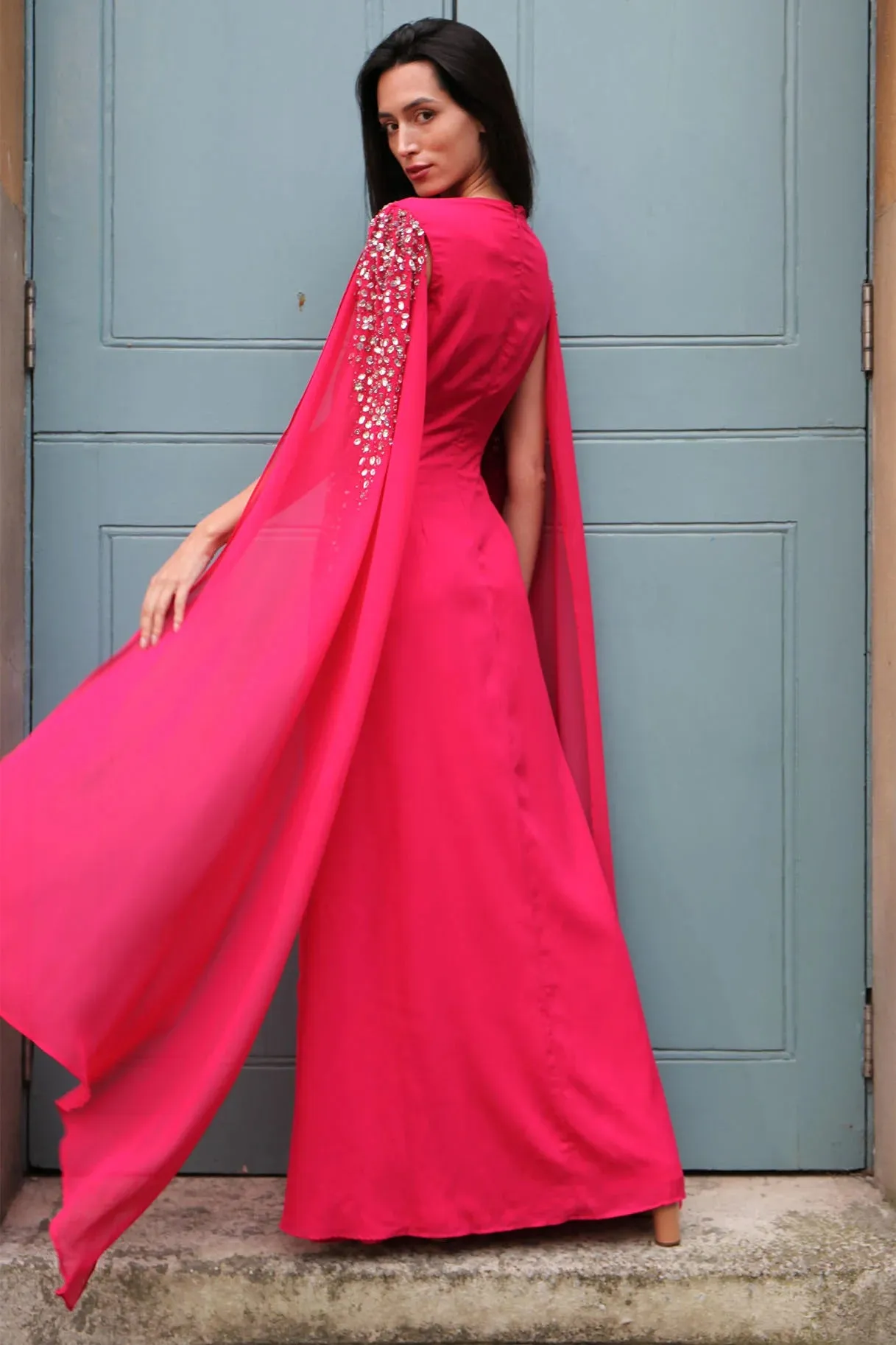 Gabrielle Pink Gown sold by Raishma product image thumbnail 3