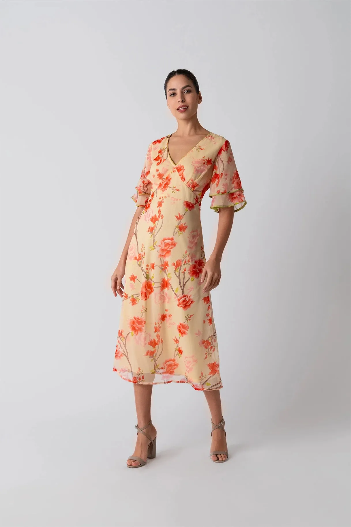 Victoria Cream Dress sold by Raishma